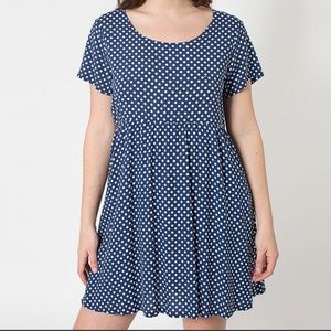 American Apparel Polka dot dress size XS/S